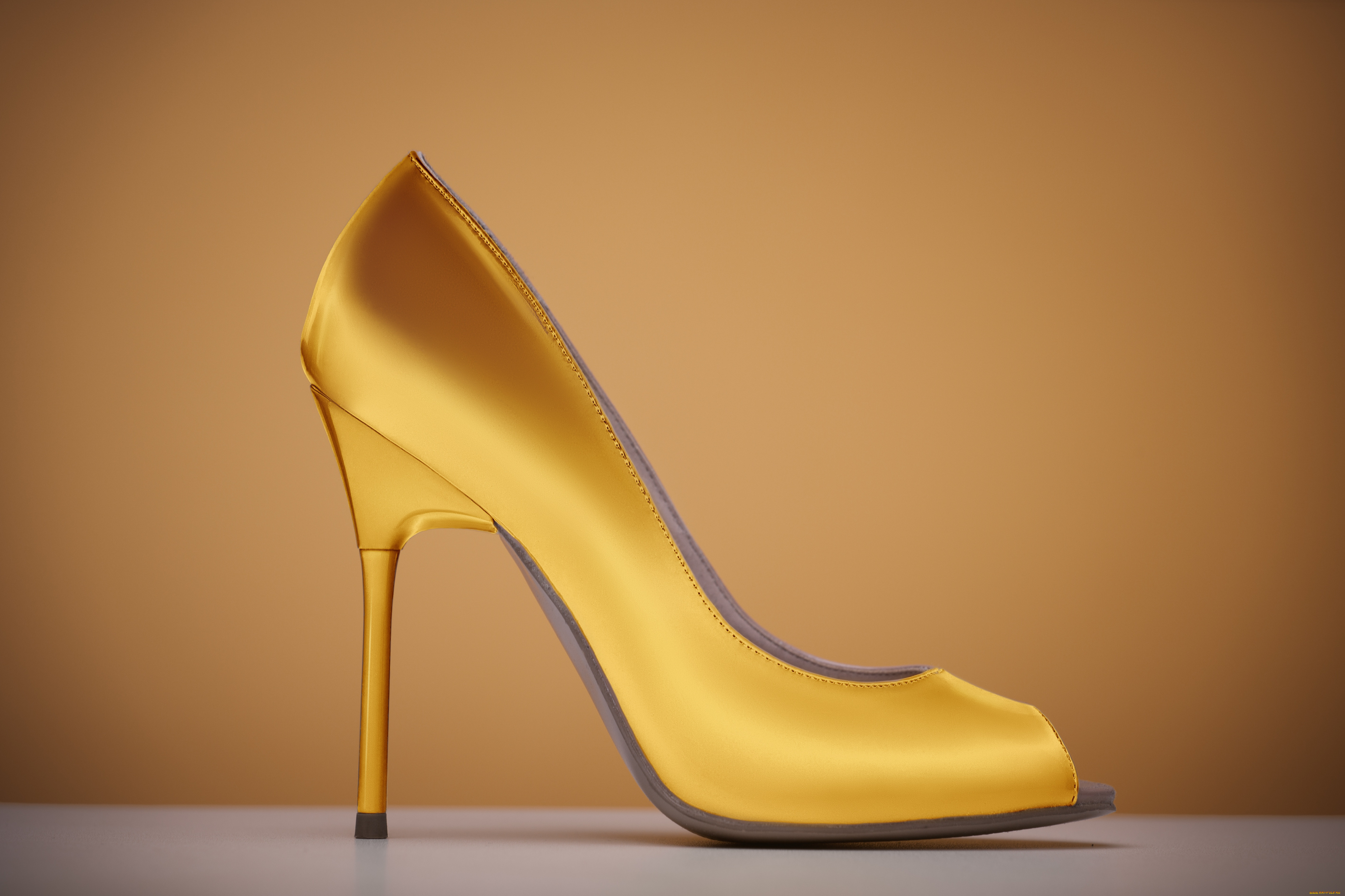 , , ,  ,  ,  , golden, gold, fashion, woman, yellow, background, one, shoes